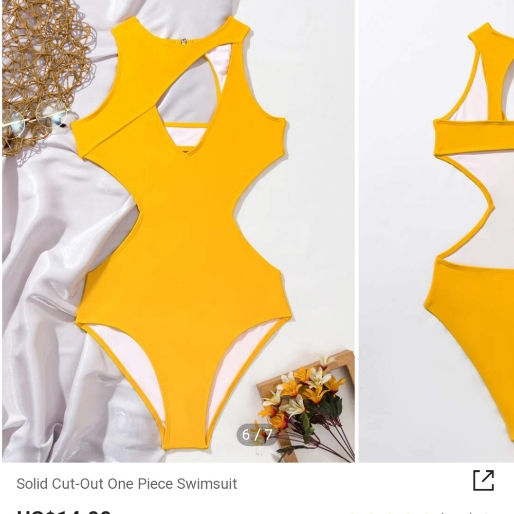 She-In monokini, two: size large and size medium - Picture 8 of 10